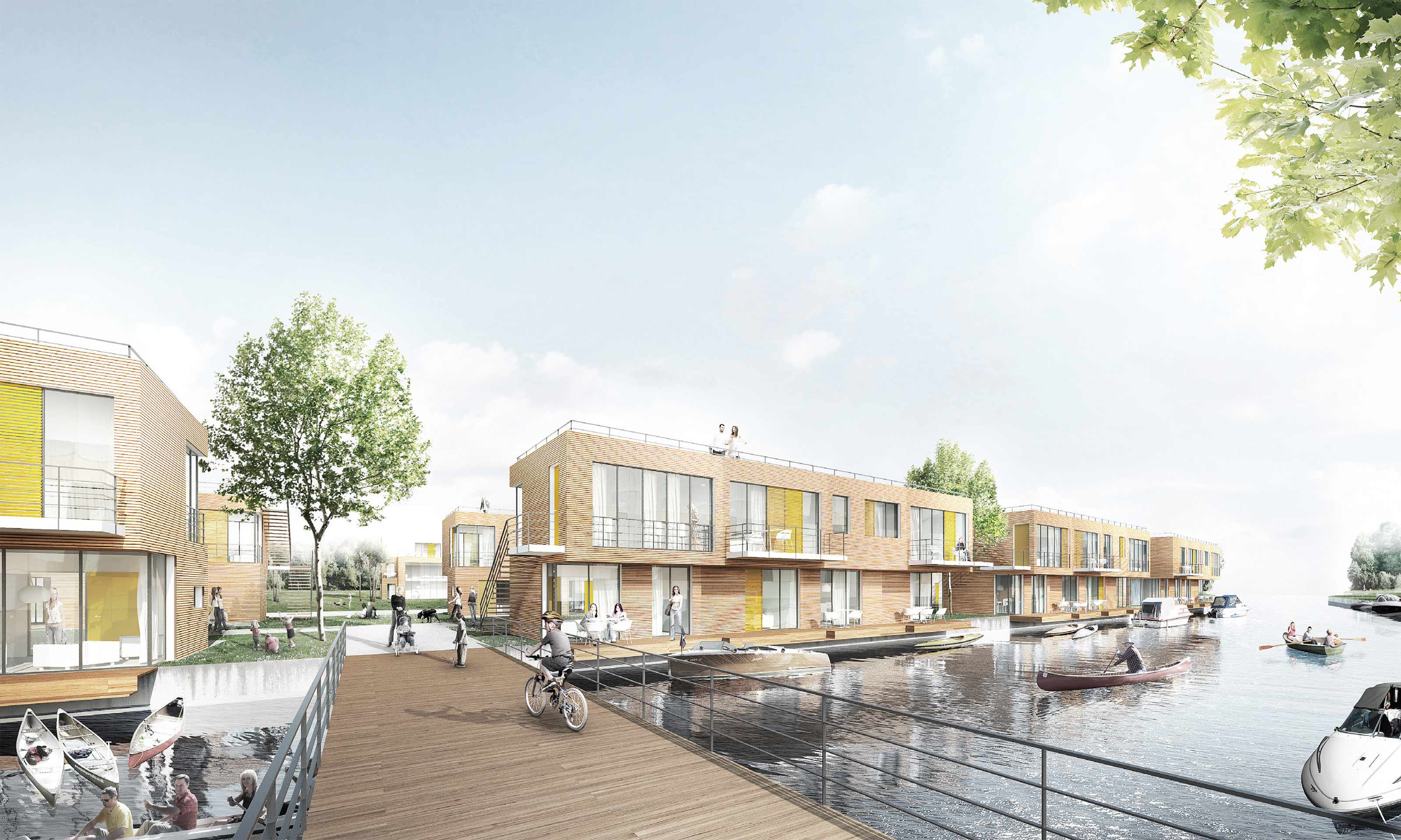 Entwurf Ferienhausquartier