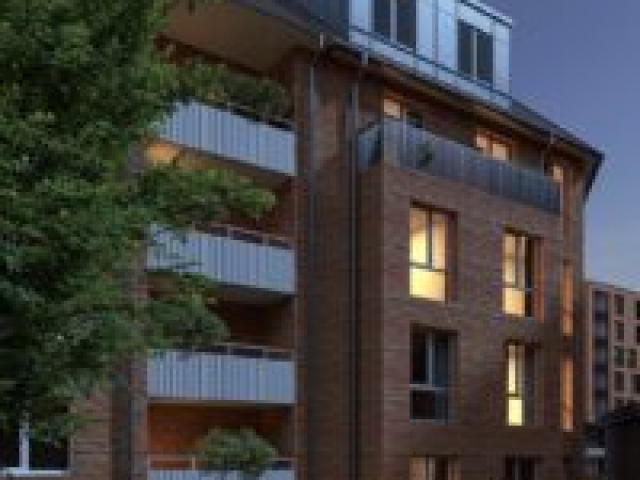 Mehrfamilienhausanbau mit 5 Wohneinheiten, Visualisierung Visualisierung des geplanten Anbaus mit 5 Wohnungen an das bestehende Mehrfamilienhaus