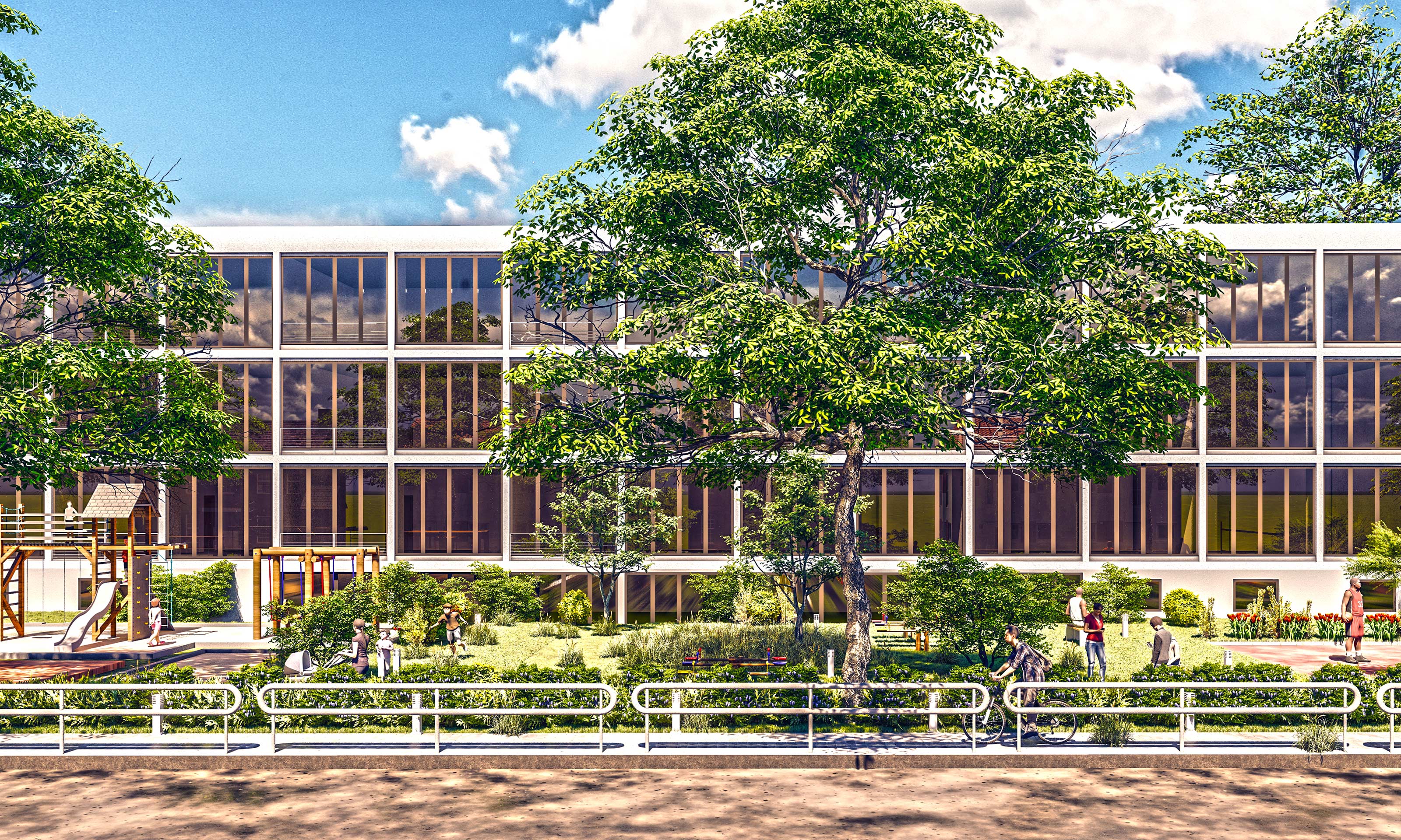 Sanierung Bürogebäude in Halle