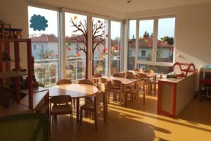 Gruppenraum, Neubau einer Kita in Bohnsdorf