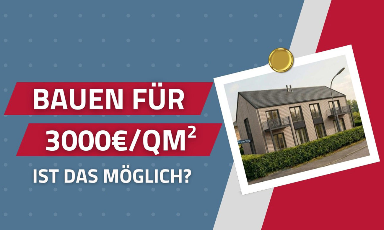 YouTube Vorschaubild Mehrfamilienhaus Bauen für 3.000 € pro Quadratmeter?